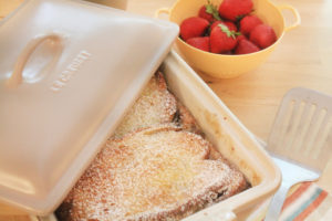 Overnight Bananas Foster French Toast Photo from Bluebonnets & Brownies