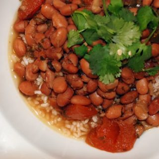 Arroz con Frijoles Borracho