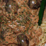 Pulled Pork Marsala Stroganoff Pulled Pork Marsala Stroganoff