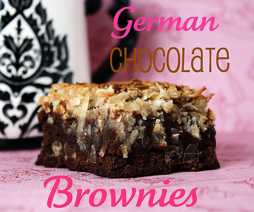 Guest Post - German Chocolate Brownies
