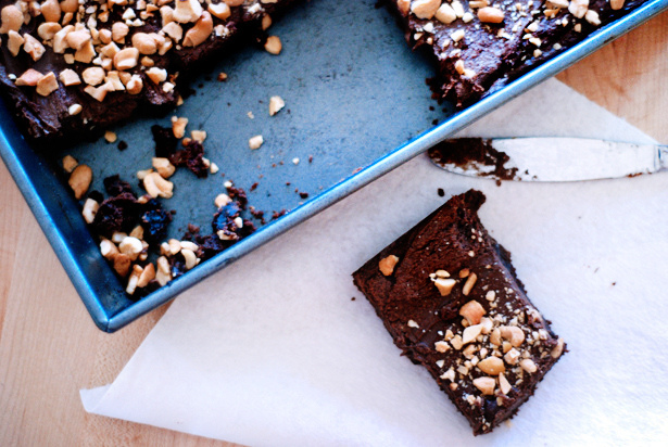 Nutella Cashew Brownies | Bluebonnet Baker