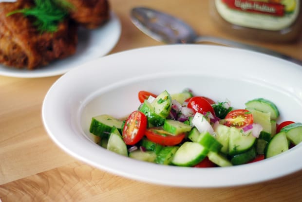 Cucumber Tomato Salad
