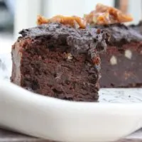 brownies, pecan brittle, bourbon