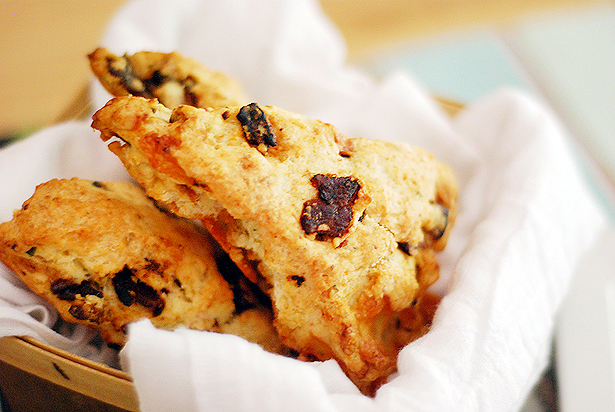 Maple Sugar Bacon, Cheddar & Rosemary Scones