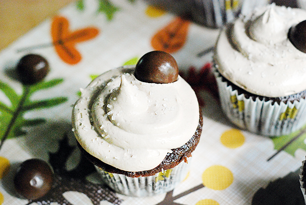 Secret Recipe Club - Malt Chocolate Cupcakes