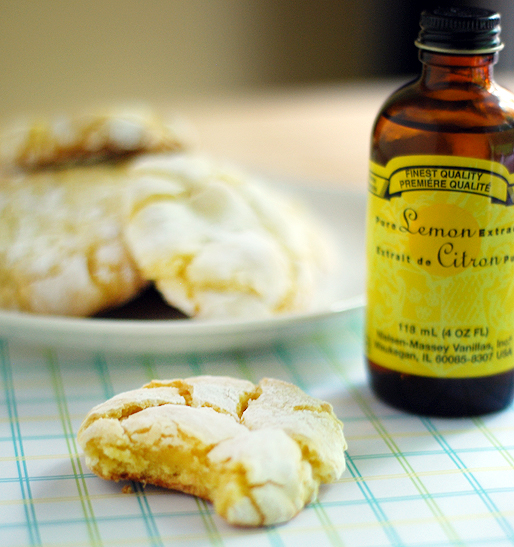 Lemon Crinkle Cookies