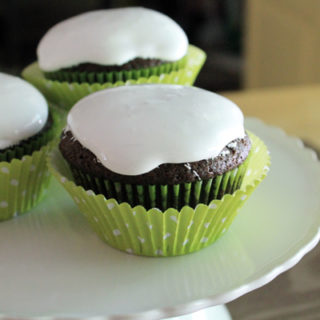 Small Batch Chocolate Mayonnaise Cupcakes