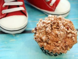 Coconut Oil Banana Muffins from Bluebonnets & Brownies