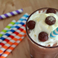 Mocha Malt Milkshake by Bluebonnets & Brownies