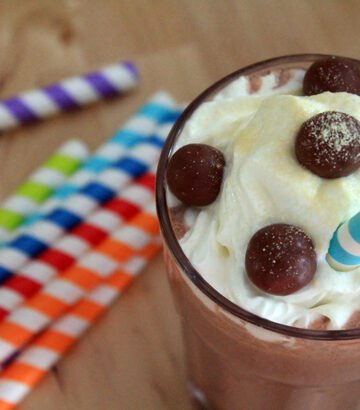 Mocha Malt Milkshake by Bluebonnets & Brownies