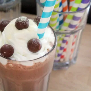 Mocha Malt Milkshake by Bluebonnets & Brownies