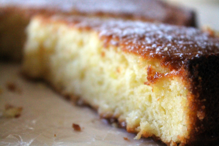 Meyer Lemon Butter Cake on Bluebonnet Baker