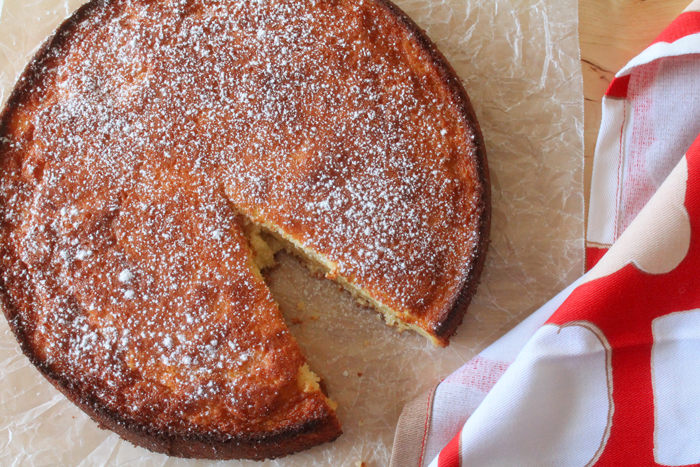 Meyer Lemon Butter Cake on BluebonnetBaker