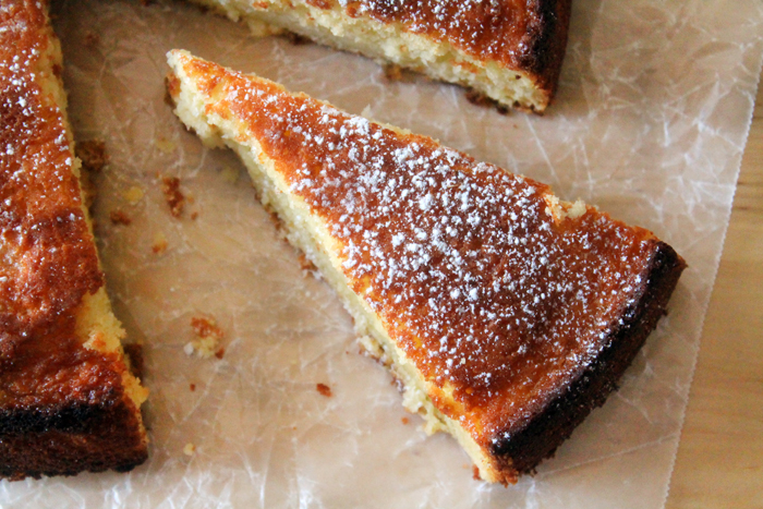 Meyer Lemon Butter Cake on Bluebonnet Baker