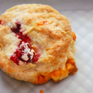 Pumpkin Spice Cranberry Scones from BluebonnetBaker.com