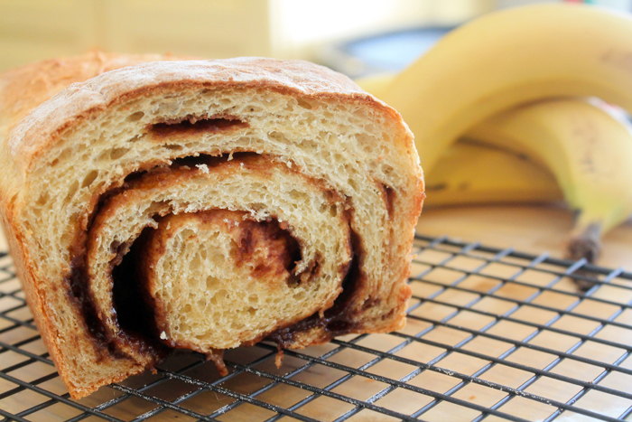 Banana Yeast Bread on BluebonnetBaker.com