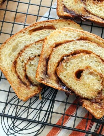 Banana Yeast Bread on BluebonnetBaker.com