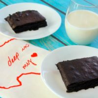 Brownies for Two on BluebonnetBaker.com