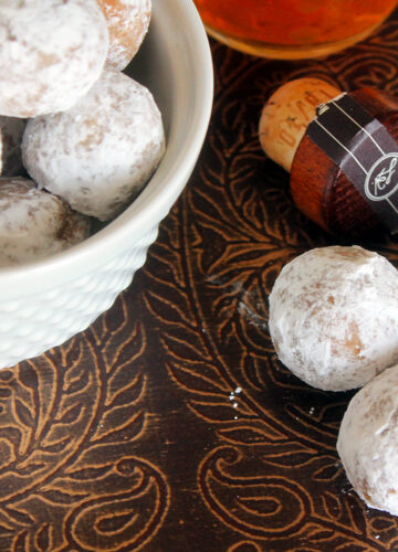Maple Bourbon Balls on BluebonnetBaker.com