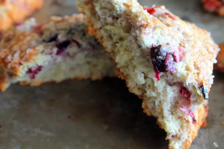 Mixed Berry Mascarpone Scones are light and airy, just as scones should be. Try them today!